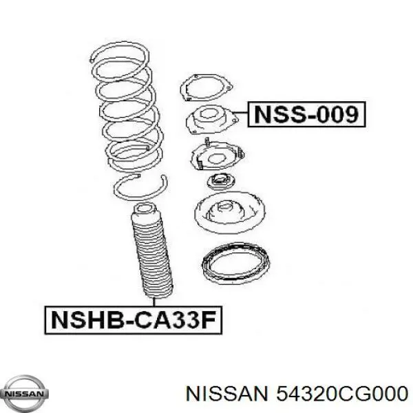 Опора передней стойки Nissan/Infiniti 54320CG000