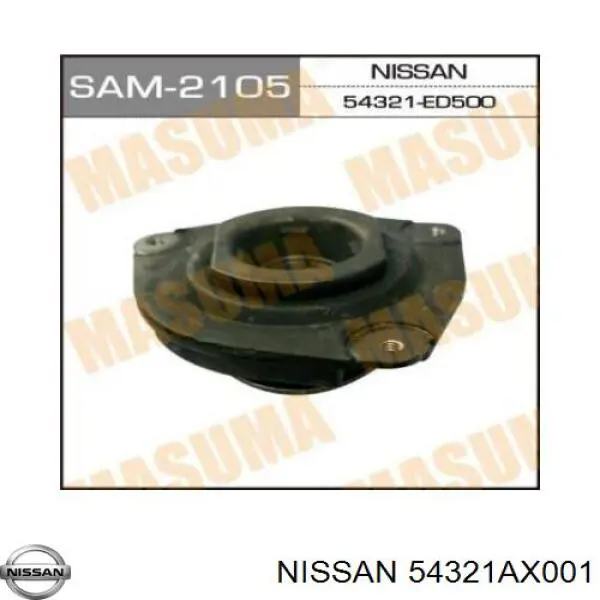 54321AX001 Nissan опора амортизатора переднего левого