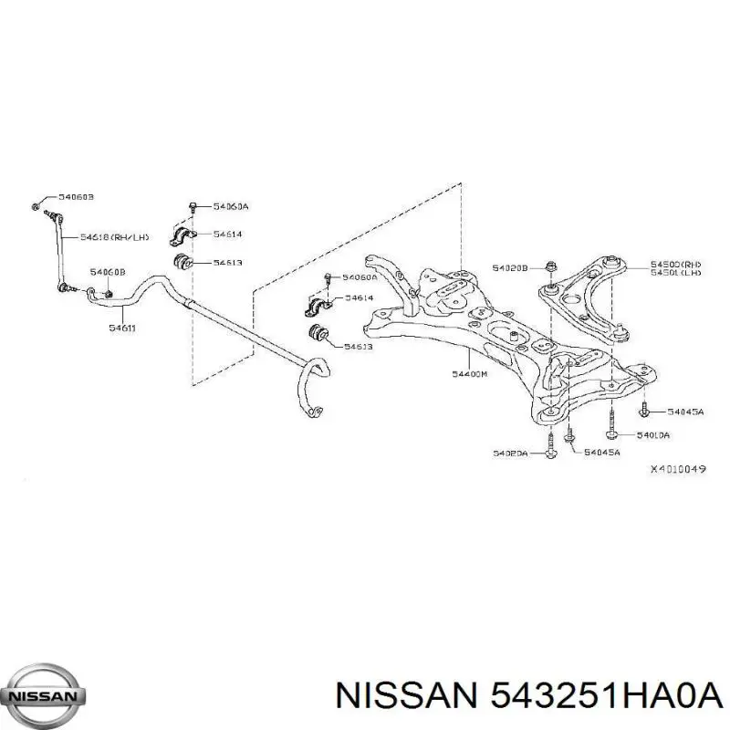 Подшипник опорный амортизатора, переднего Nissan/Infiniti 543251HA0A цена, от 6.88 USD