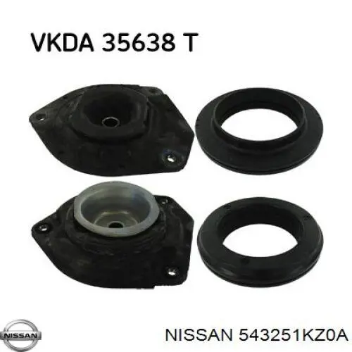 Подшипник опорный амортизатора переднего 543251KZ0A Nissan