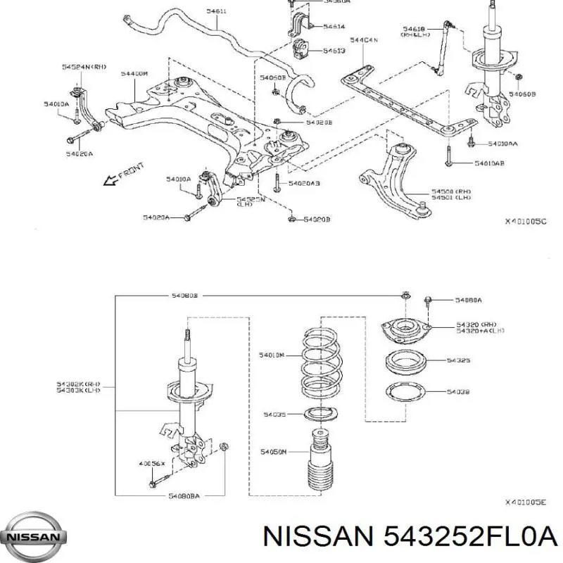  543252FL0A Nissan