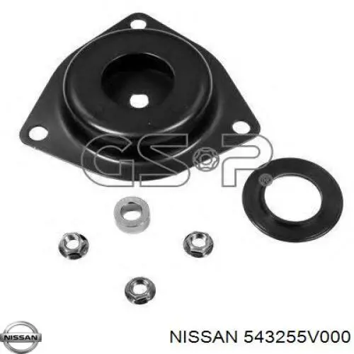 Подшипник опорный амортизатора, переднего Nissan/Infiniti 543255V000 цена, от 7.37 USD