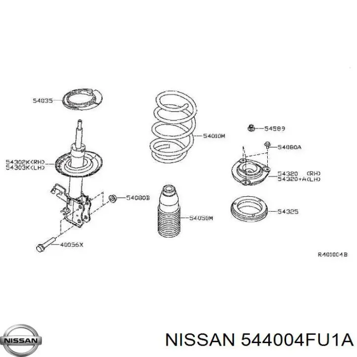  544004FU1A Nissan