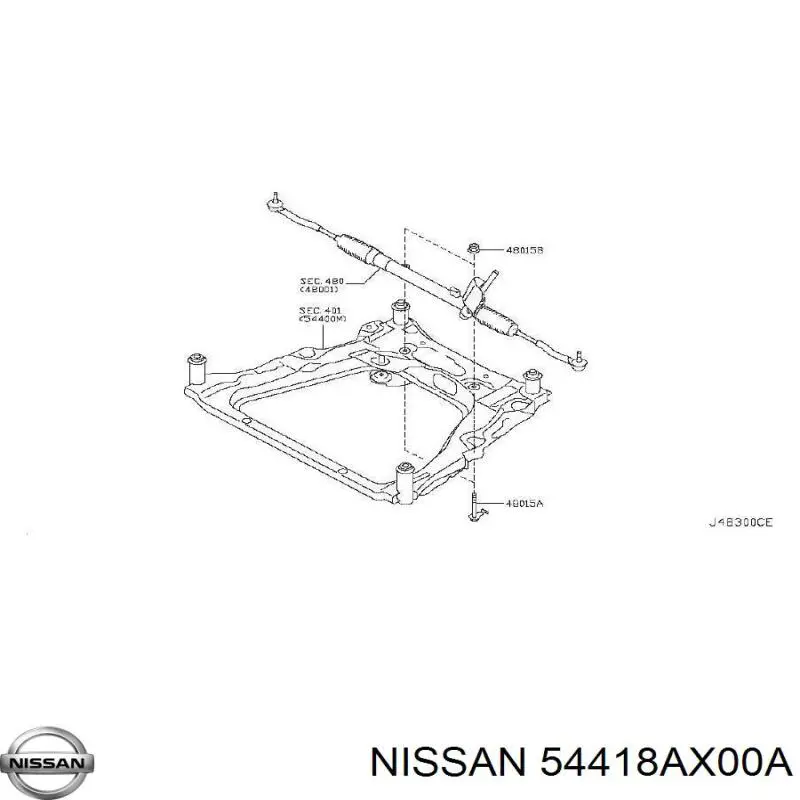 Купить 54418AX00A Nissan/Infiniti 