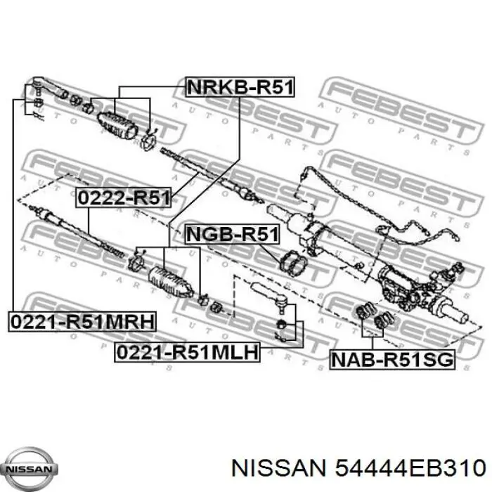  54444EB310 Nissan