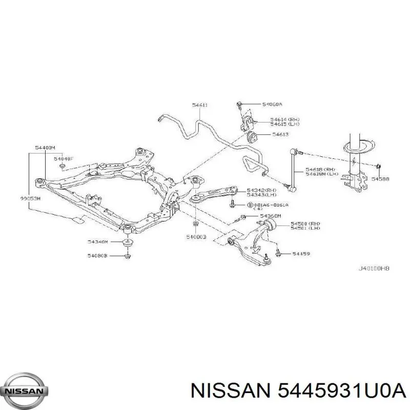  5445931U0A Nissan