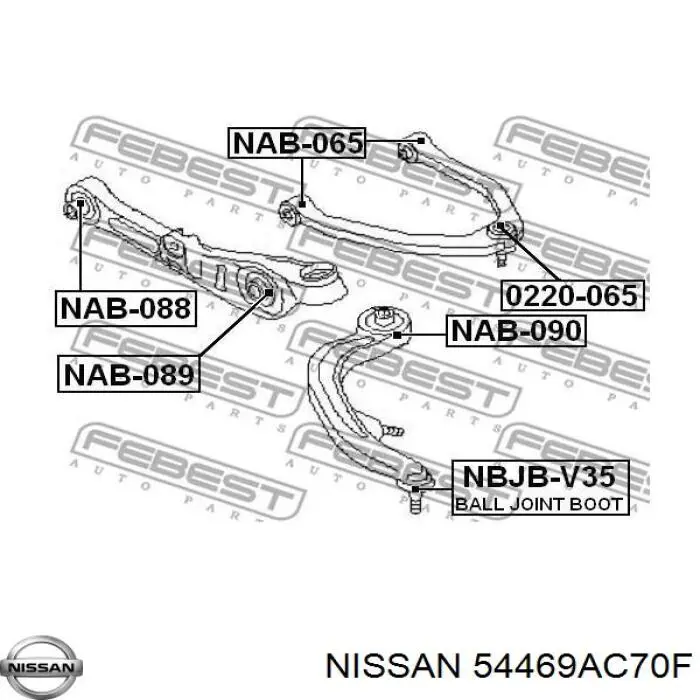  54469AC70C Nissan