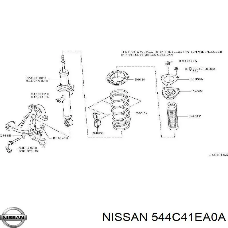 544C41EA0A Nissan/Infiniti 