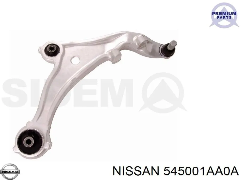 Правый рычаг передней нижней подвески Nissan/Infiniti 545001AA0A цена, от 88.98 USD