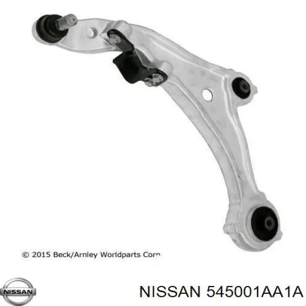 Купить 545001AA1A Nissan/Infiniti Нижний правый рычаг передней подвески