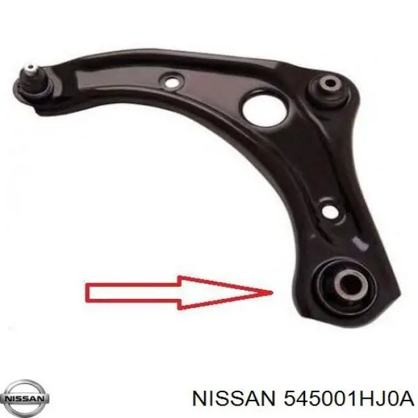 Рычаг передней подвески левый 545001HJ0A Nissan/Infiniti