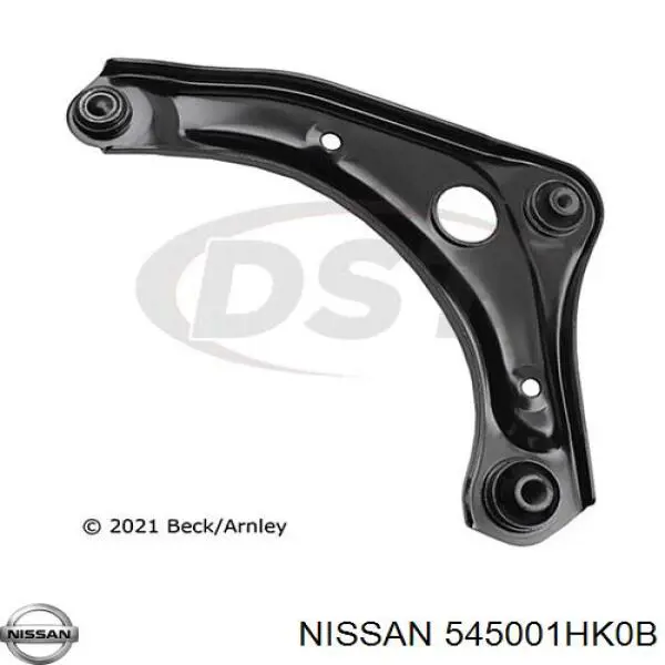 Правый рычаг передней нижней подвески Nissan/Infiniti 545001HK0B цена, от 44.87 USD