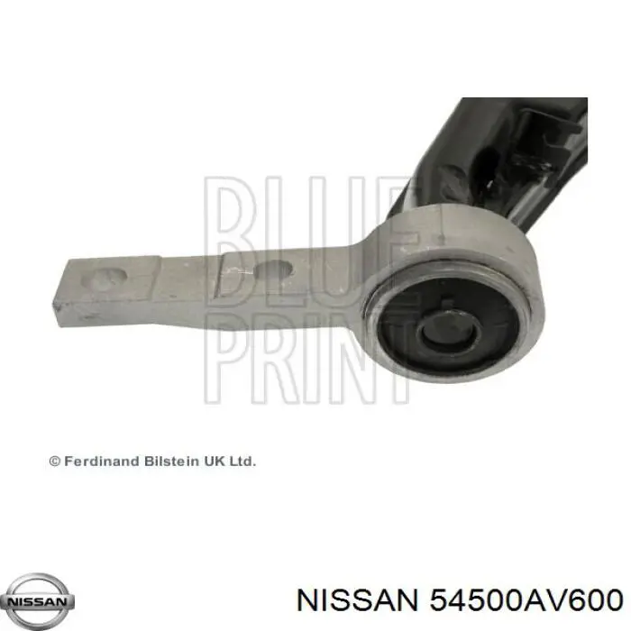 Купить 54500AV600 Nissan/Infiniti Нижний правый рычаг передней подвески