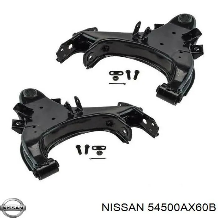 Правый рычаг передней нижней подвески Nissan/Infiniti 54500AX60B цена, от 19.75 USD