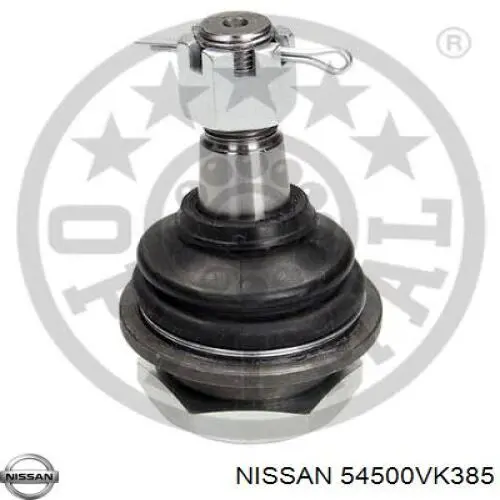 54500VK385 Nissan braço oscilante inferior direito de suspensão dianteira