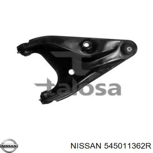 Рычаг передней подвески нижний левый 545011362R Nissan