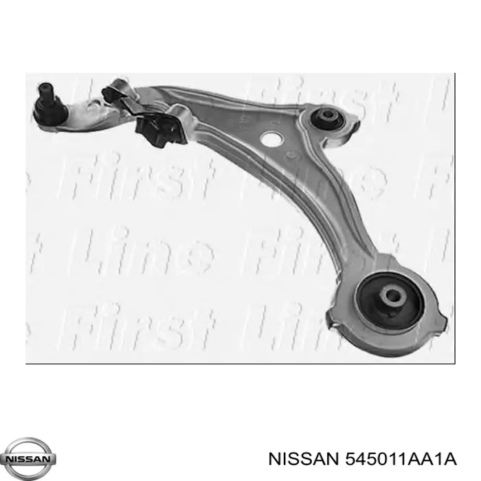 Рычаг передней подвески левый 545011AA1A Nissan/Infiniti