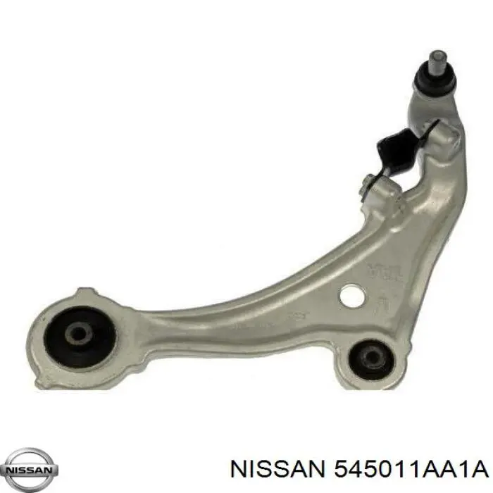 545011AA1A Nissan braço oscilante inferior esquerdo de suspensão dianteira