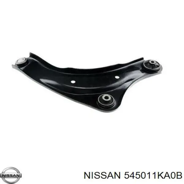 545011KA0B Nissan braço oscilante inferior esquerdo de suspensão dianteira