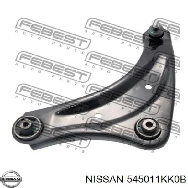 Рычаг передней подвески нижний левый 545011KK0B Nissan