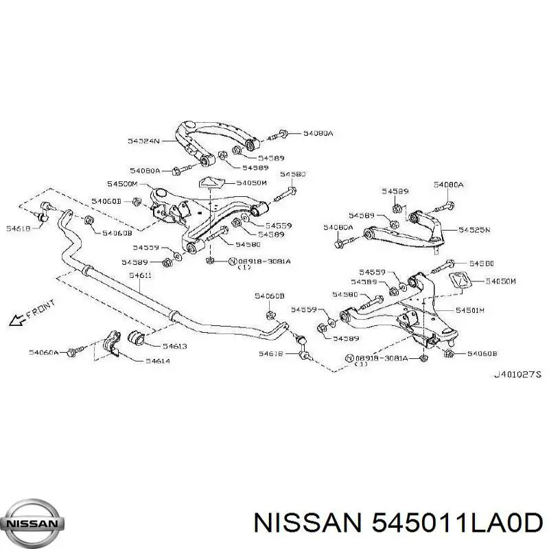 545011LA0D Nissan/Infiniti 