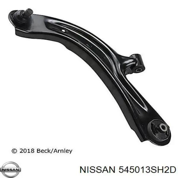 545013SH2D Nissan/Infiniti Рычаг передней подвески нижний левый