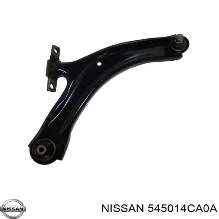 545014CA0A Nissan braço oscilante inferior esquerdo de suspensão dianteira