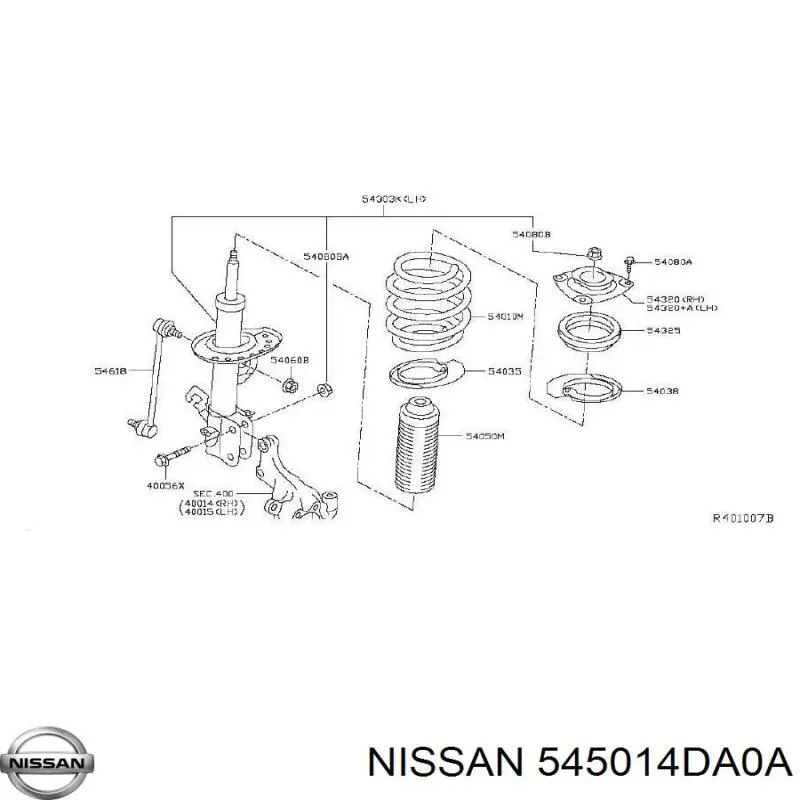  545014DA0A Nissan/Infiniti