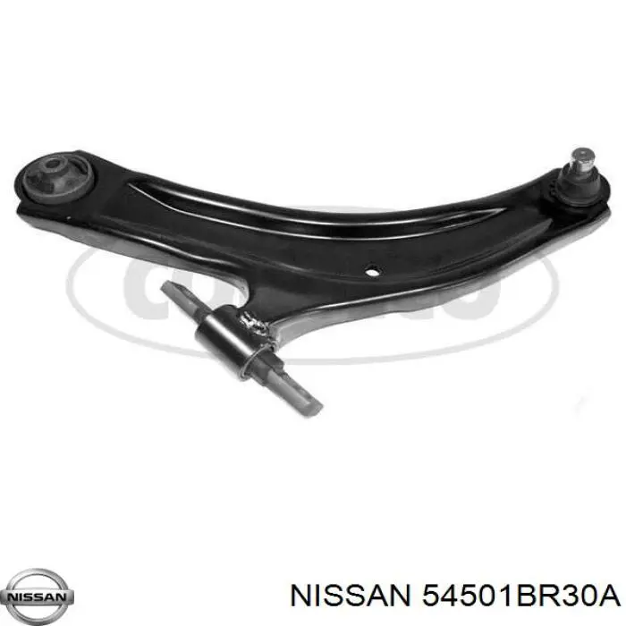 Левый рычаг передней нижней подвески Nissan/Infiniti 54501BR30A цена, от 30.48 USD