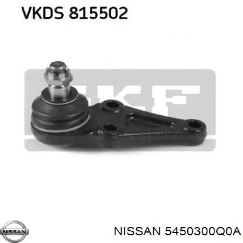 Левый рычаг передней нижней подвески Nissan/Infiniti 5450300Q0A цена, от 40.54 USD