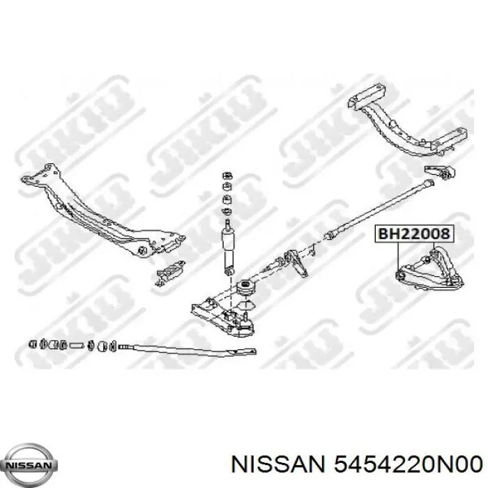 Сайлентблок передней подвески Nissan/Infiniti 5454220N00 цена, от 4.93 USD
