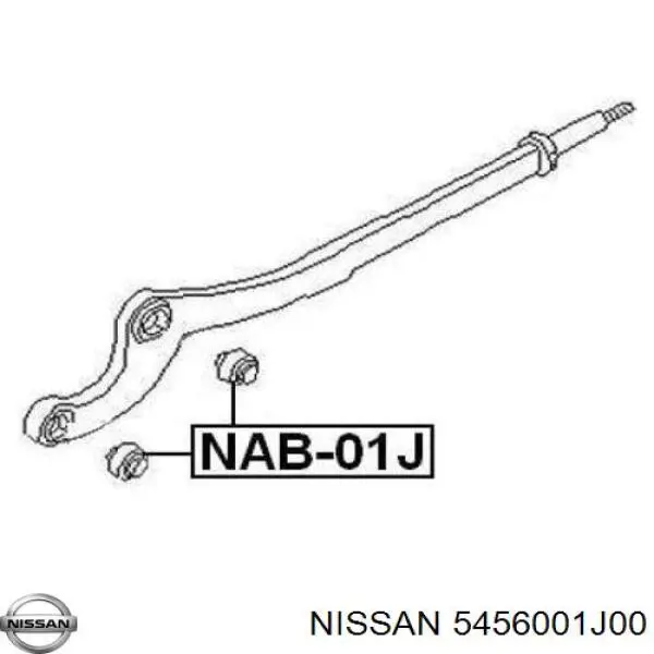 5456001J00 Nissan/Infiniti Сайлентблок нижнего переднего рычага
