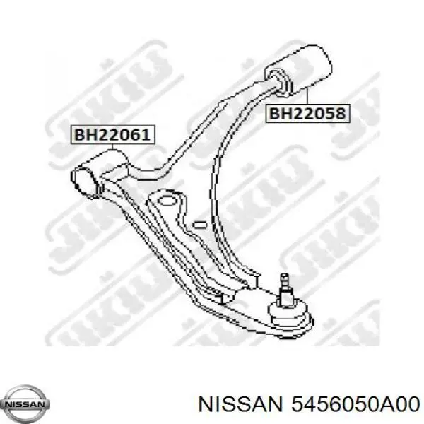 Сайлентблок переднего рычага 5456050A00 Nissan/Infiniti