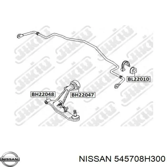 Сайлентблок переднего нижнего рычага 545708H300 Nissan