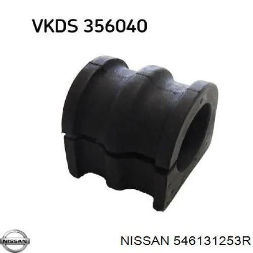 546131253R Nissan втулка стабилизатора переднего