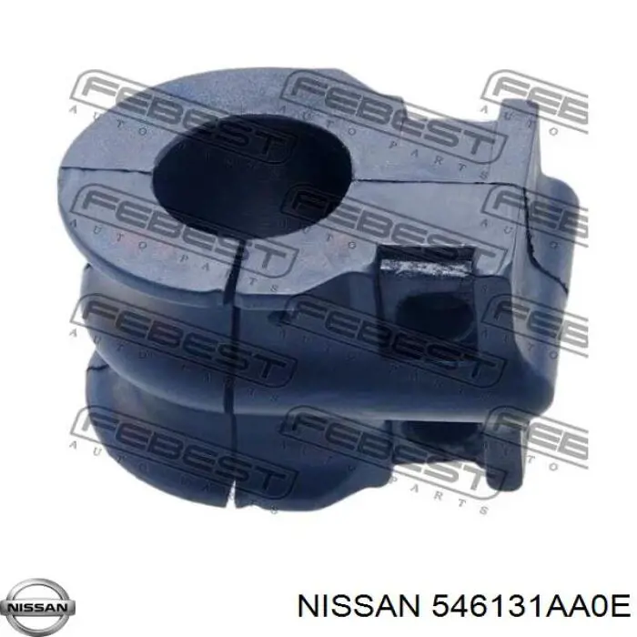 Втулка переднего стабилизатора Nissan/Infiniti 546131AA0E цена, от 5.65 USD