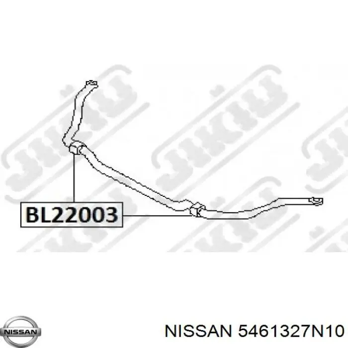 5461327N10 Nissan/Infiniti Прокладка стабильзатора заднего