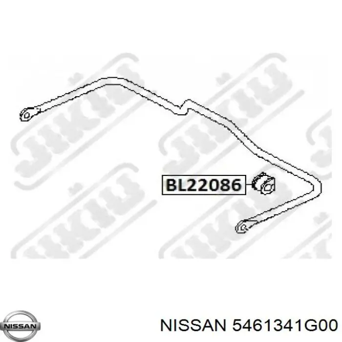 Втулка стабилизатора 5461341G00 Nissan/Infiniti