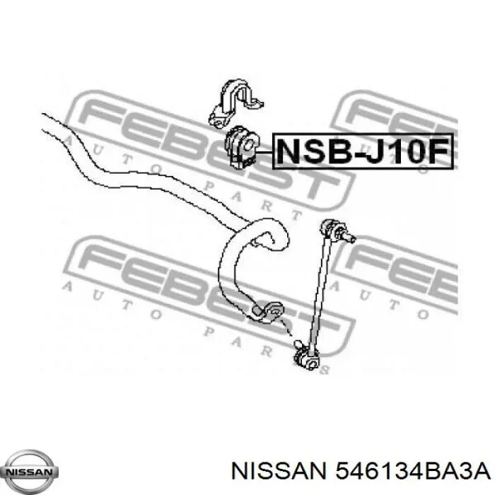 Bucha de estabilizador dianteiro Nissan/Infiniti 546134BA3A preço, a partir de 7,83 USD