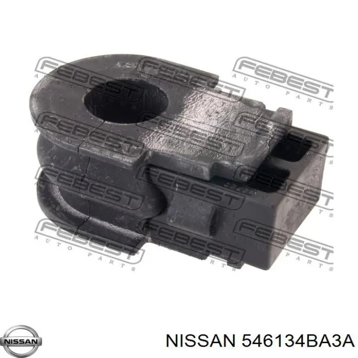 546134BA3A Nissan втулка стабилизатора переднего