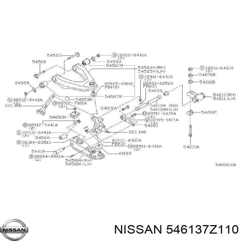  Nissan/Infiniti 546137Z110 цена, от 28.56 USD