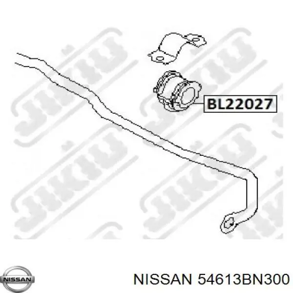 Купить 54613BN300 Nissan/Infiniti Втулки переднего стабилизатора