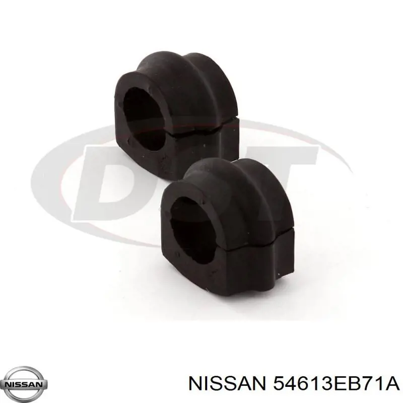 54613EB71A Nissan bucha de estabilizador dianteiro