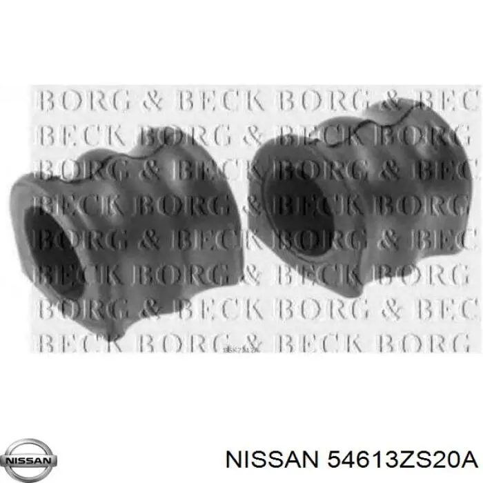 Купить 54613ZS20A Nissan/Infiniti Втулки переднего стабилизатора