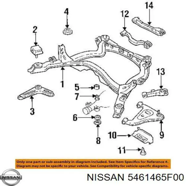  5461465F00 Nissan