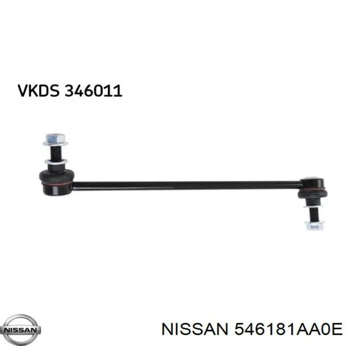 Линк стабилизатора, переднего, правый Nissan/Infiniti 546181AA0E цена, от 16.34 USD