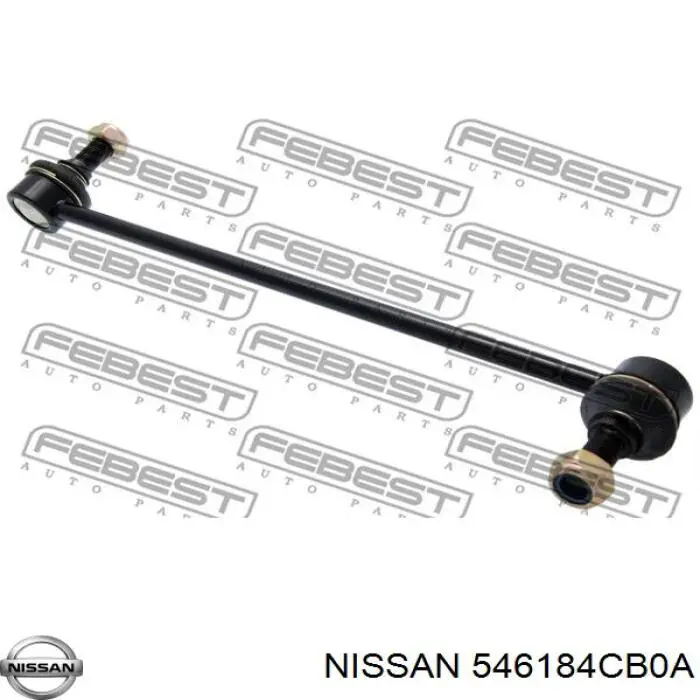 Стойка стабилизатора, переднего, правая Nissan/Infiniti 546184CB0A