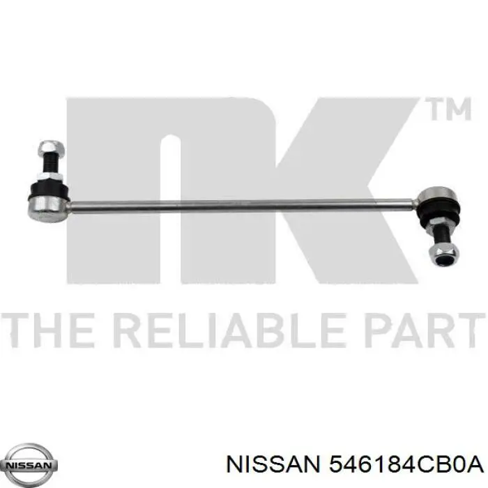 546184CB0A Nissan/Infiniti Тяжка стабилизатора, переднего, правая
