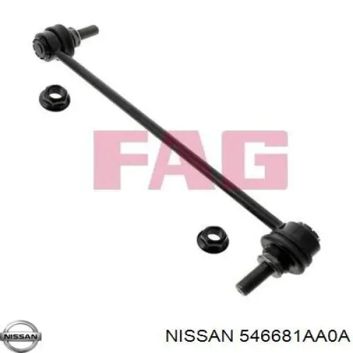 Купить 546681AA0A Nissan/Infiniti Солдатик стабилизатора, переднего, левый