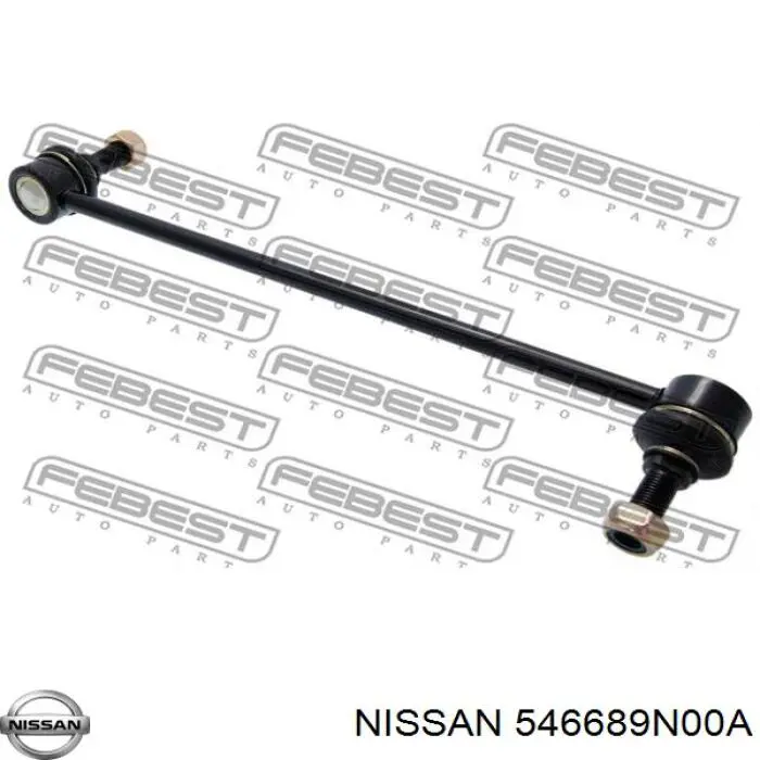 Стойка переднего стабилизатора левая 546689N00A Nissan/Infiniti